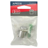 Упор дверной Apecs DS-0013- CR напольный высота 3см хром