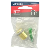 Упор дверной Apecs DS-0013- G напольный высота 3см золото