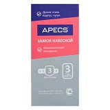 Замок навесной Apecs PD-01-63-L длинная дужка