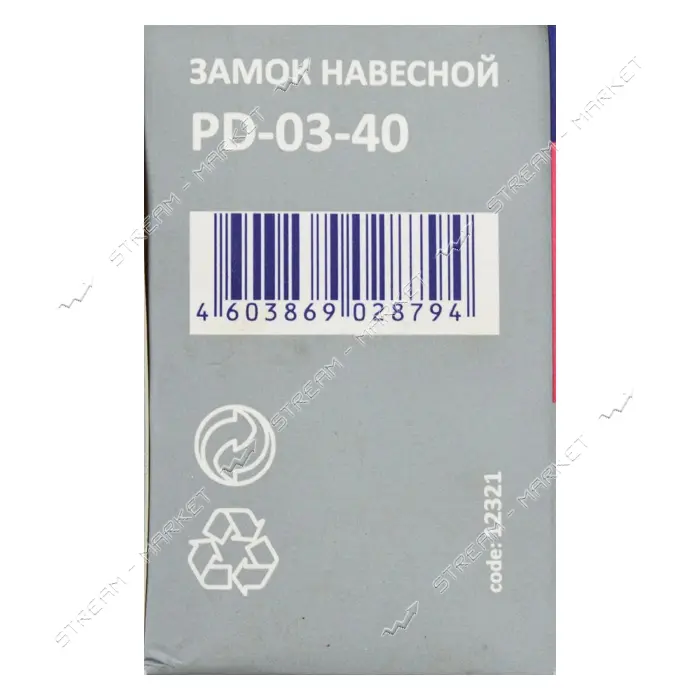 Замок навесной Apecs PD-03-40                                                                       