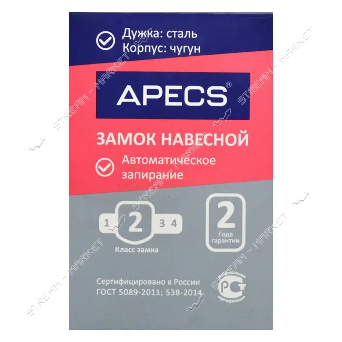 Замок навесной Apecs PD-03-60