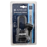 Замок навесной Apecs PDR-50-55-L в резине