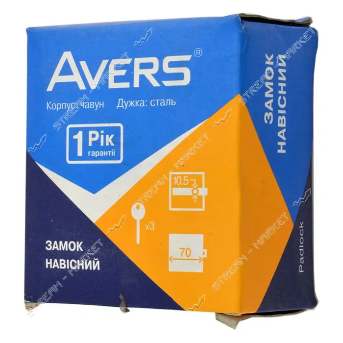 Замок навесной Avers PD-15-70                                                                       