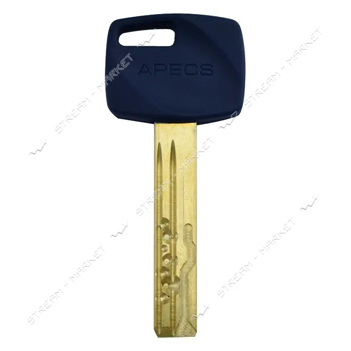 Секрет латунный Apecs Premier XR 80 35/45 С15-Ni лазерный ключ/поворот 5 ключей никель