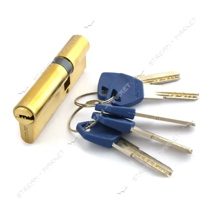 Секрет латунный Апекс EM-90 55/35 G CIS Special лазерный ключ/ключ золото