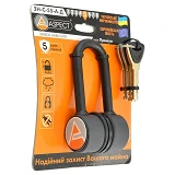 Замок навесной Aspect Premium ЗН-C-55-Д, 4 ключа                                                    