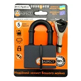 Замок навесной Aspect Premium ЗН-C-Пр60-А 4 ключа                                                   
