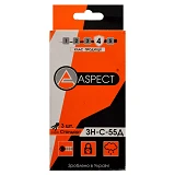 Замок навесной Aspect ЗН-С-55 Д 3кл длинная дужка сталь