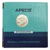 Вкладыш для броненакладок Apecs APC-55/8-Z-CR хром