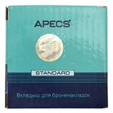 Вкладыш для броненакладок Apecs APC-55/15-Z-CR хром                                                 