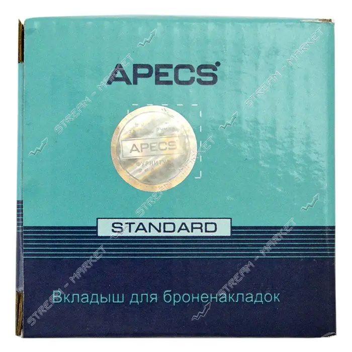 Вкладыш для броненакладок Apecs APC-55/15-Z-CR хром                                                 