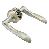 Ручка на розетах Code Deco H-14064-А-Nis/CR сатин/хром