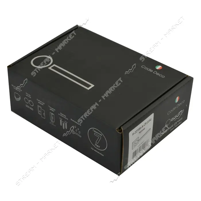 Ручка на розетах Code Deco H-22105-A-CR хром