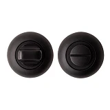 Фиксатор круглый Apecs Code Deko WC-1403-BLM матовый черный                                         