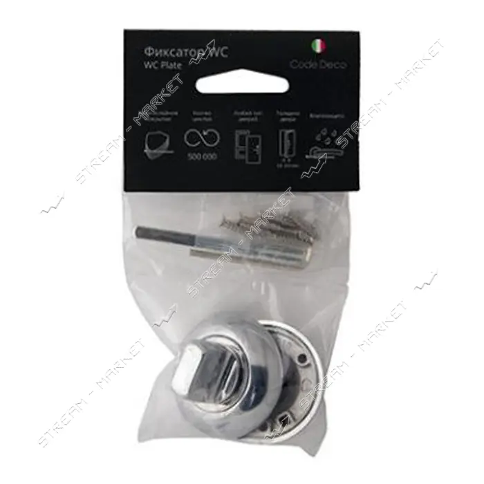 Фиксатор круглый Apecs Code Deko WC-1403-CR хром