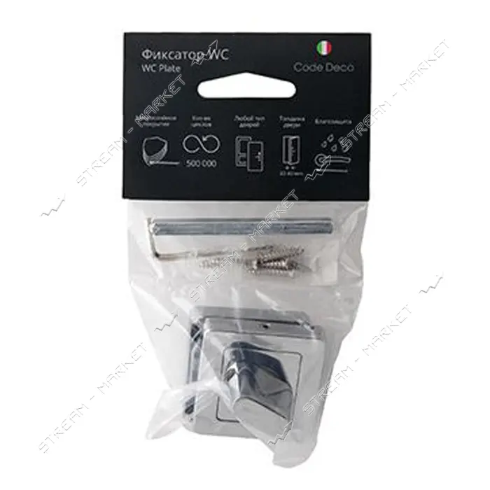 Поворотник квадратный Apecs Code Deko TT-2207-8/50-CR хром                                          