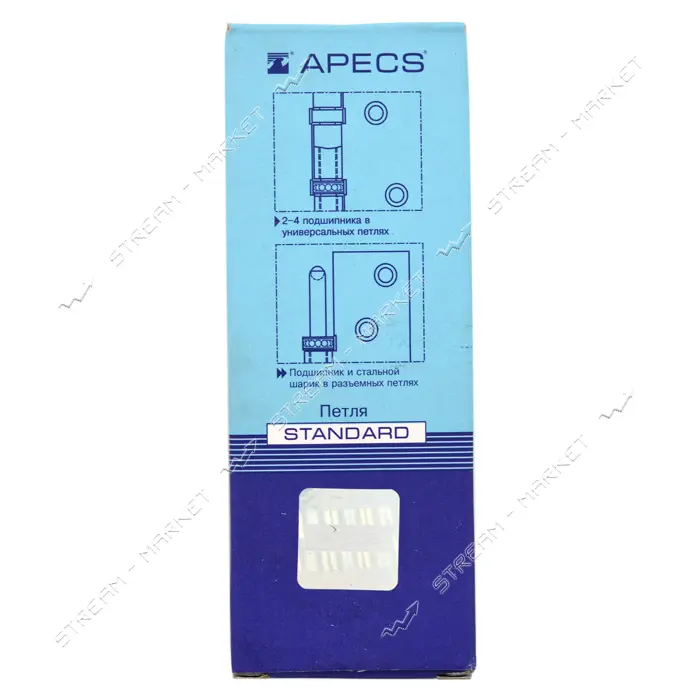 Петля стальная Apecs 100х62-B-Steel-CR-R