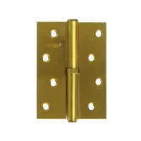 Петля сталева Apecs 100х75-B-Steel-АС (Медь) -R                                                     
