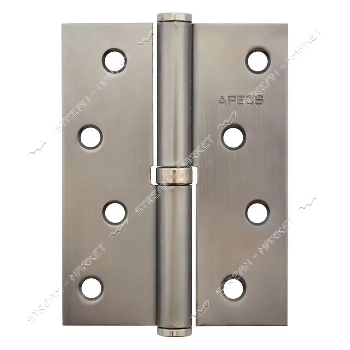 Петля стальная Apecs съемная 100х75-B-Steel-GRF графит R                                            
