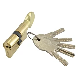 Секрет латунный Apecs Premier-QM-60-C- G 30/30 лазерный ключ/поворот 5 ключей золото                