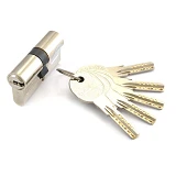 Секрет латунный Apecs Premier-QM-60-C-Ni 30/30 лазерный ключ/ключ 5 ключей никель