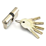 Секрет латунный Apecs Premier-QM-70-Ni 35/35 лазерный ключ/ключ 5 ключей никель