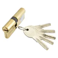 Секрет латунный Apecs Premier-QM-80-G 35/45 лазерный ключ/ключ 5 ключей золото                      