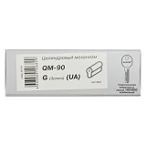 Секрет латунный Apecs Premier-QM-90-G 45/45 лазерный ключ/ключ 5 ключей золото                      