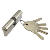 Секрет латунный Apecs Premier-QM-90-Ni 45/45 лазерный ключ/ключ 5 ключей никель                     