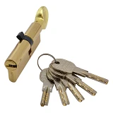 Секрет латунный Apecs Premier QM-90-С-СR 40С/50 лазерный поворот/ключ 5 ключей никель               