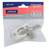 Фиксатор шариковый дверной Apecs R-0001-S сатин                                                     