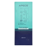 Петля накладная Apecs 100х63х2-B2-Steel-BLM бабочка узкая черный матовый                            