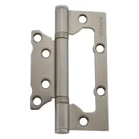 Петля накладная Apecs 100х63х2-B2-Steel-GRF бабочка узкая графит                                    