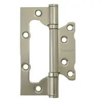 Петля накладная Apecs 100x63x2-B2-Steel-NIS бабочка узкая сатин                                     