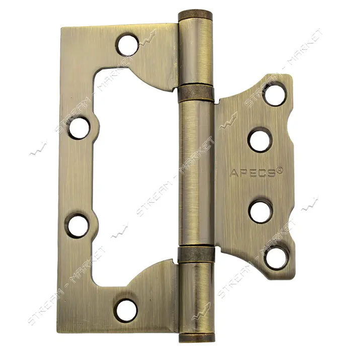 Петля накладная Apecs 100х75х2.5-B2-V2-Steel-AB бабочка