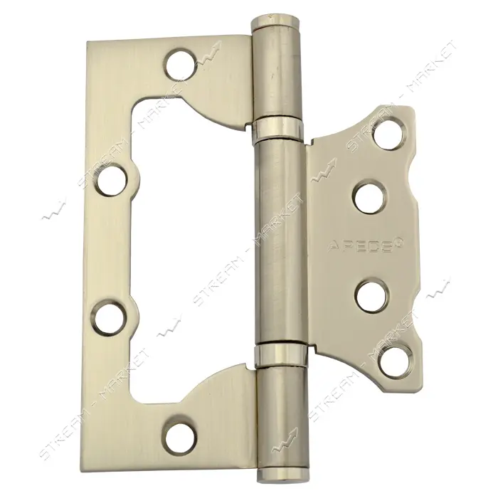 Петля накладная Apecs 100х75х2.5-B2-V2-Steel-NIS бабочка