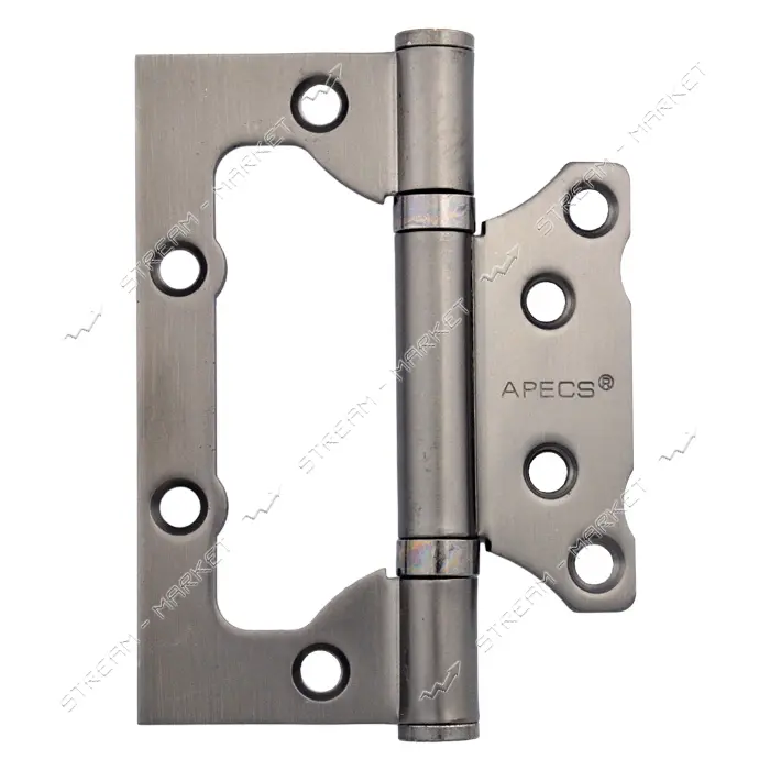 Петля накладная Apecs 100x75x2.5-B2-V2-Steel-GRF бабочка