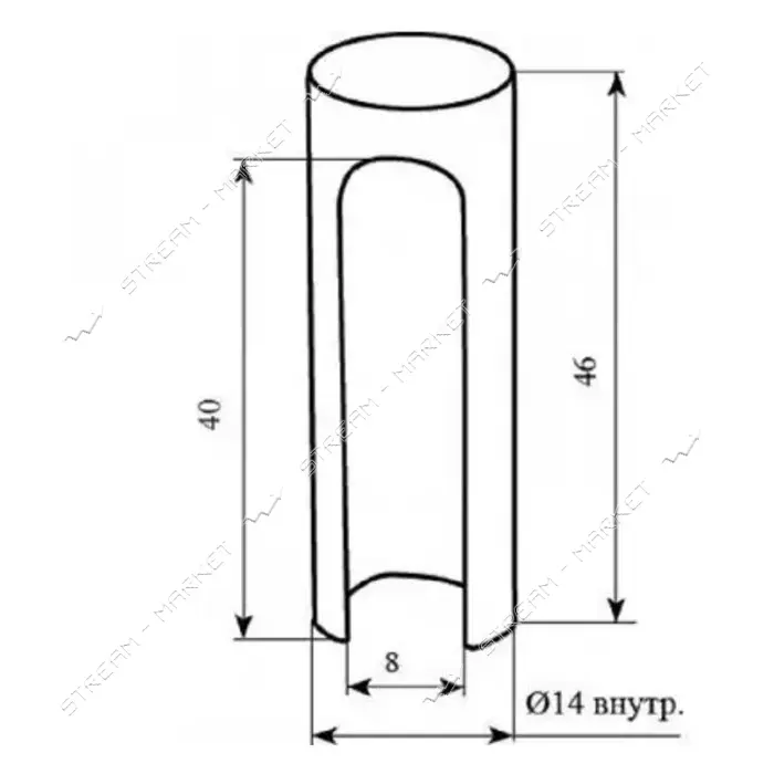 Колпачок Apecs на петлю ввертную OC 3D-14-V2-AB бронза