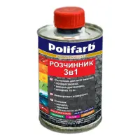 Растворитель Polifarb 3в1 0.4л                                                                      
