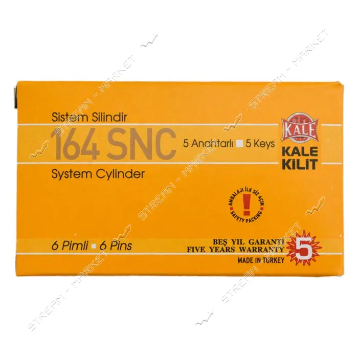Секрет латунный Kale 164 SNC 68-S 31/37 5 лазерных ключей/ключ латунь