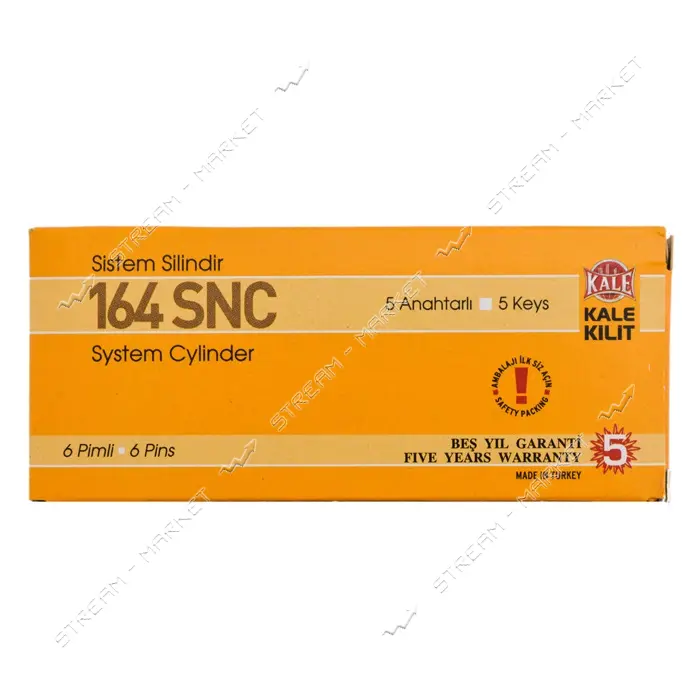 Секрет латунный Kale 164 SNC 80-S 35/10/35 5шт лазерных ключей ключ/ключ никель