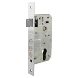 Корпус врезного замка YU-TL 6240-3R CP хром, межцентр 62мм