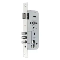 Корпус врезного замка YU-TL 8545-3R CP межцентр 85мм техупаковка без ответки хром                   