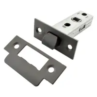 Защелка YU-TL 100 L45мм Latch 100-BLM PVC пластиковый язычок черная матовая                         
