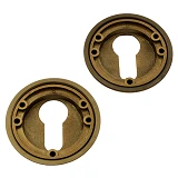 Накладка под цилиндр круглая YU-TL A2 Rosete CF кофе