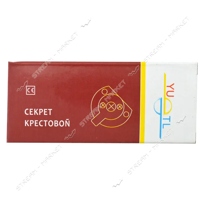 Секрет крестовой хромированный YU-TL 164/FB ключ/ключ 5 ключей                                      