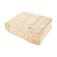 Ковдра Dotinem Deline 175х210см двоспальна овеча шерсть бежева                                      