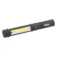 Фонарик магнитный Master-Tool 94-0806 168x24мм LED плюс COB LED 3xAAA ABS                           