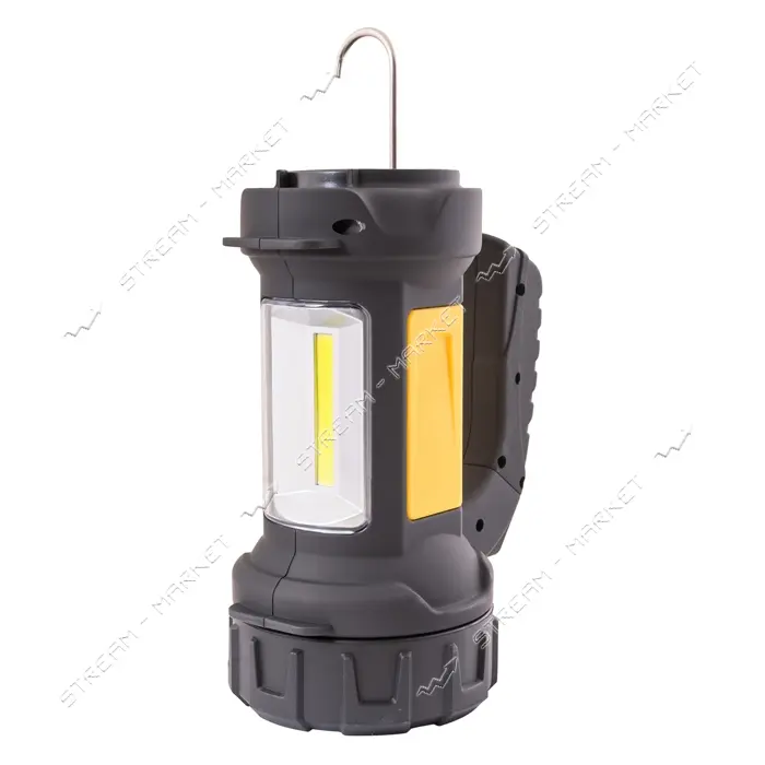 Фонарь Master-Tool 94-0804 2 в 1 с ручкой 360 4 режима 180x94x143мм CREE LED плюс COB LED 4xAA
