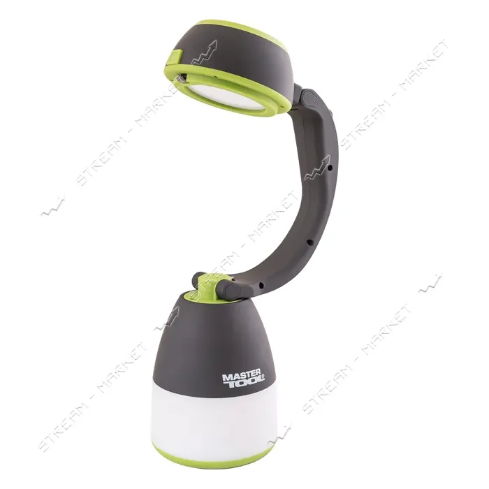 Фонарь Master-Tool 94-0805 3 в 1 3 режима 160x130x85мм LED плюс 10xSMD LED 3x AA ABS                